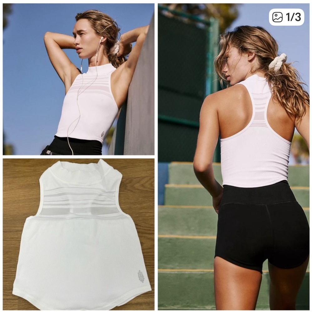 NWOT FP Movement by Free People White Tank Top
